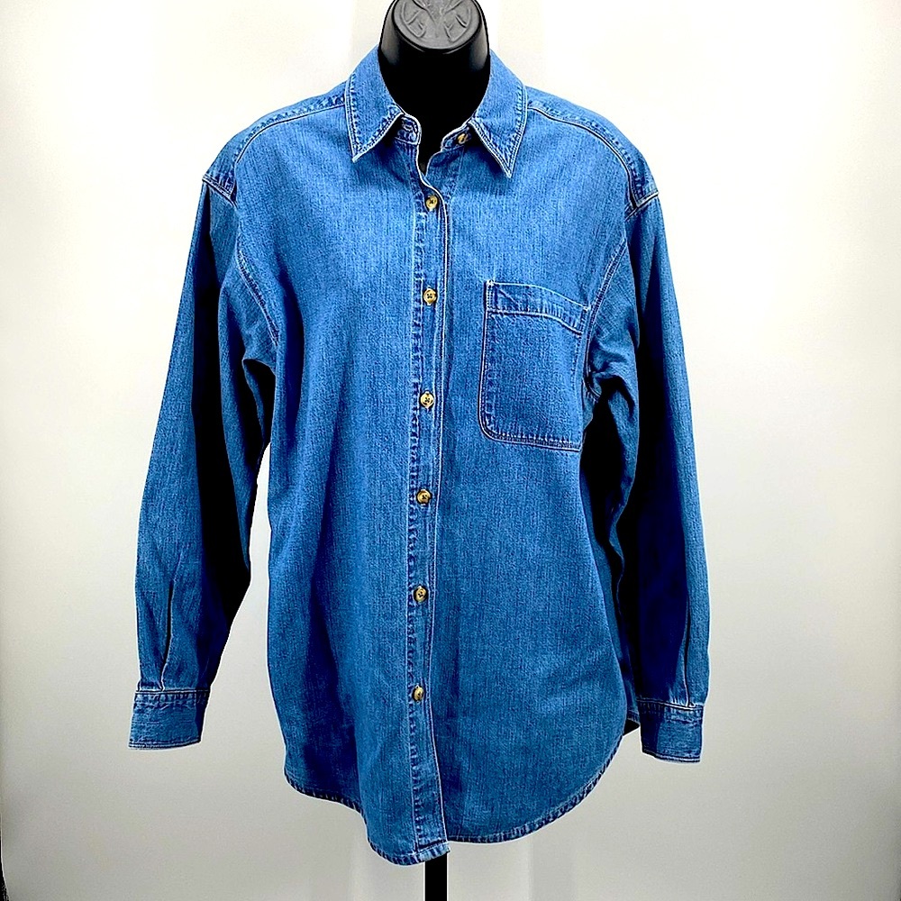 Eddie Bauer l Long Sleeve Jean Shirt